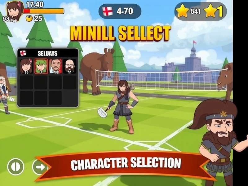 Viking Volley Supreme Character Selection